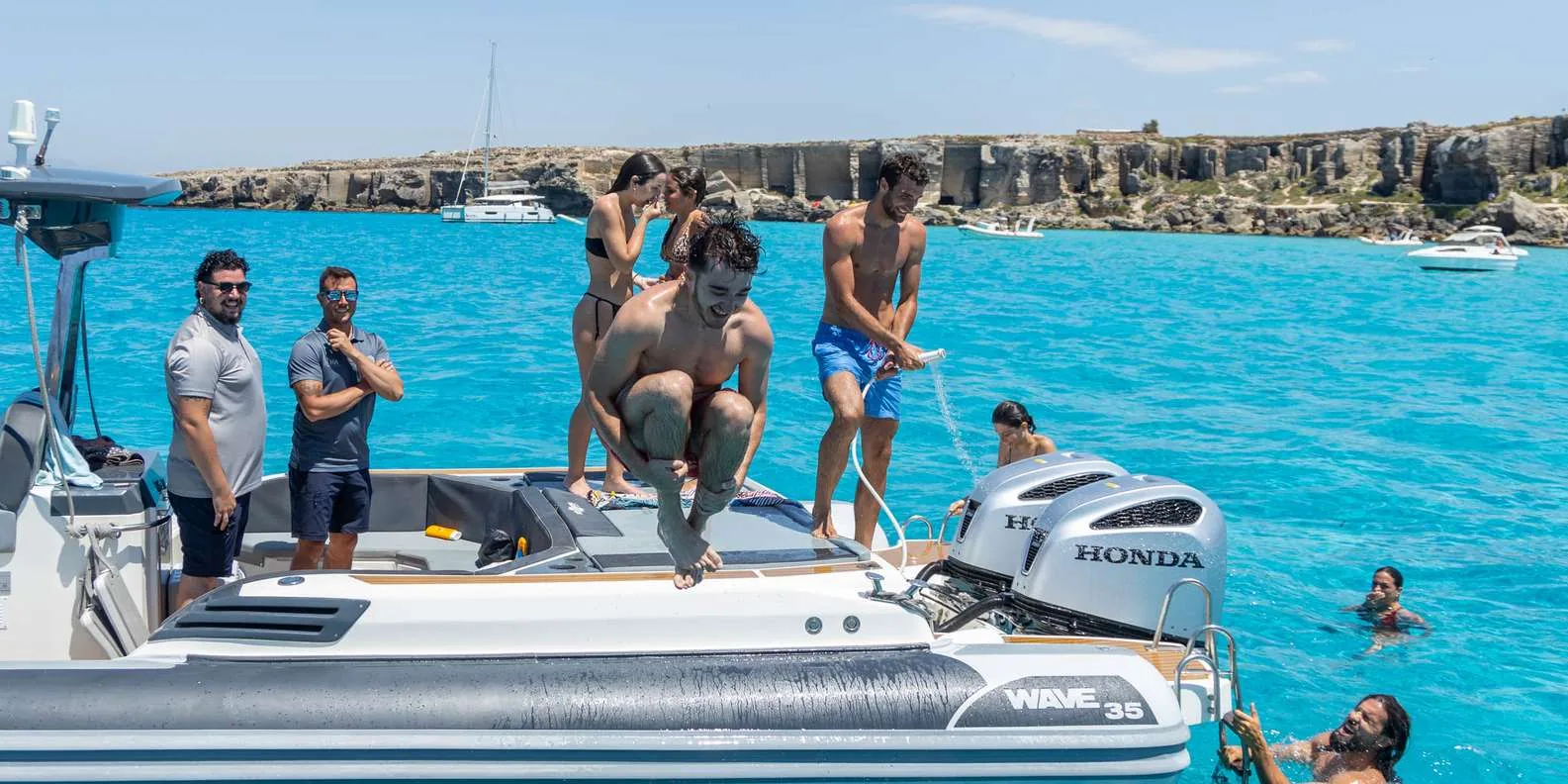 From Trapani: Egadi Islands Day Tour by Boat
